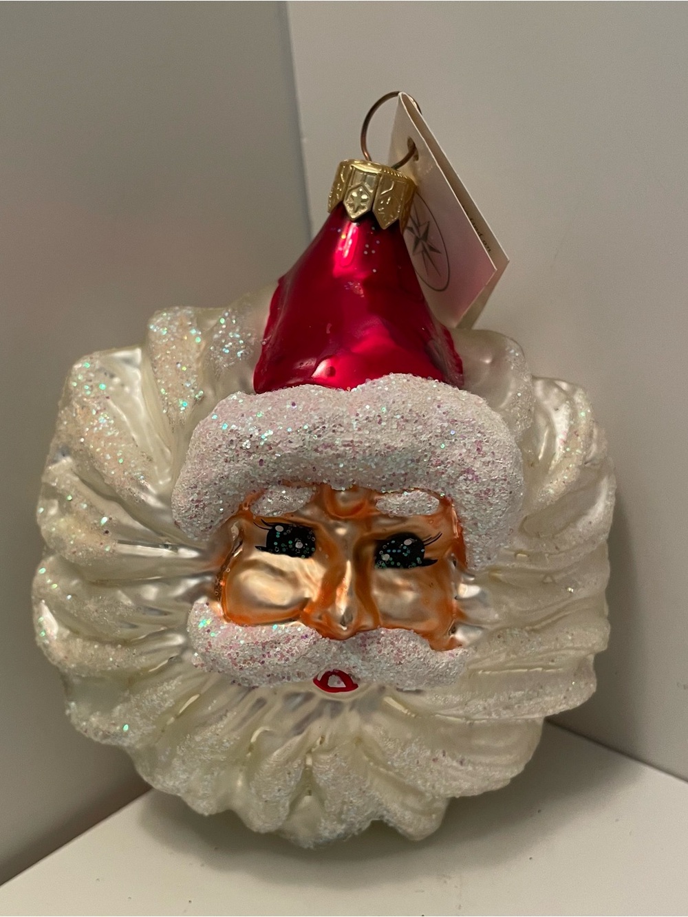 Vntg Christopher Radko “Winter Winds” Santa Ornament Retired Christmas Holiday